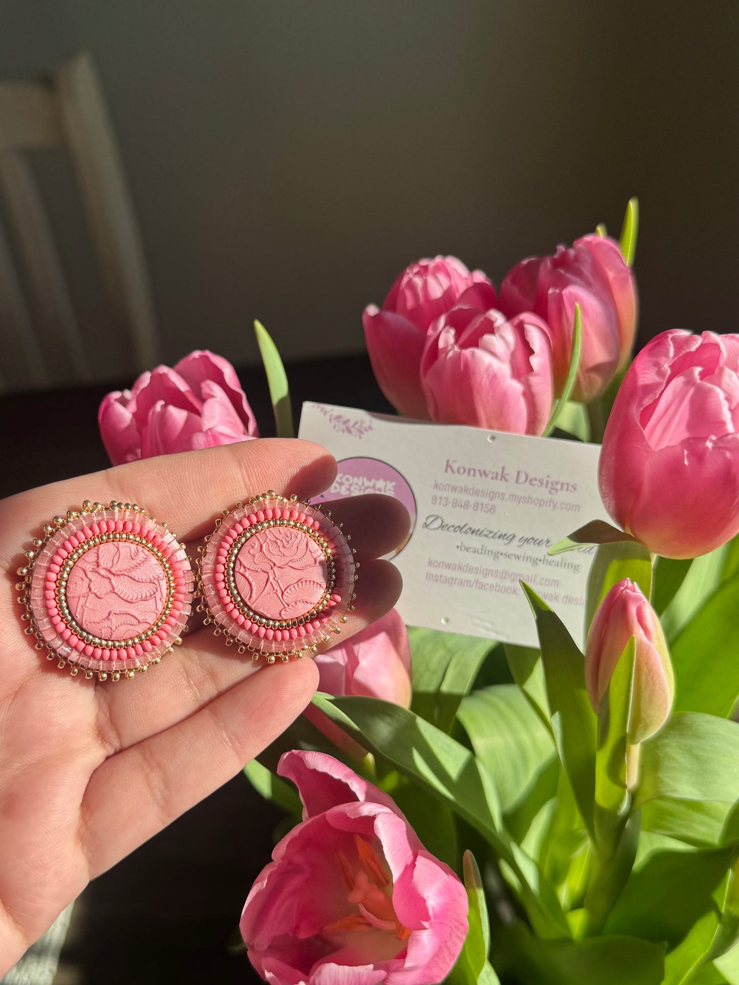 Pink Valentine Earrings