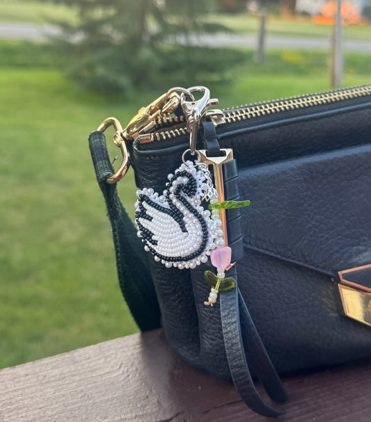 Swan Bag Charm