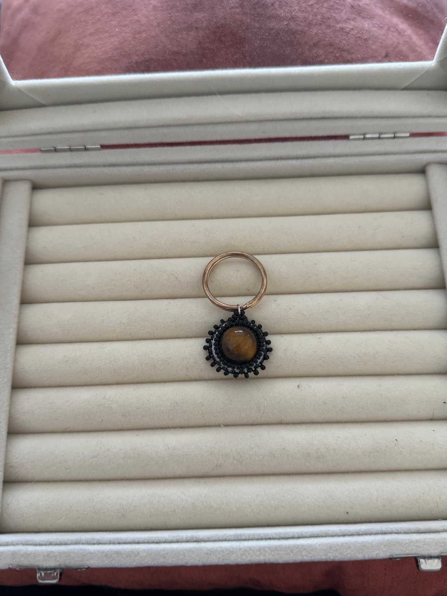 Tigers eye keychain