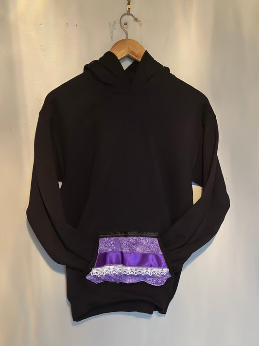 Purple Ribbon Hoodie