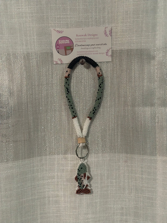 Fish Keychain + lanyard