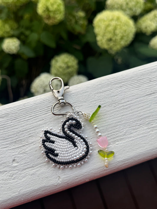 Swan Bag Charm
