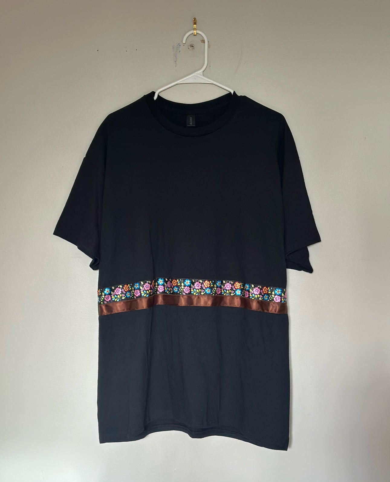 Brown Ribbon Shirt